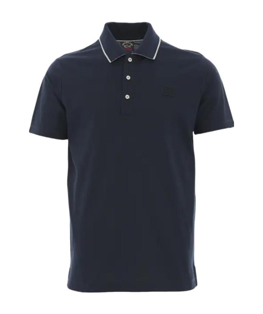PAUL & SHARK LOGO DETAILS POLO SHIRT 