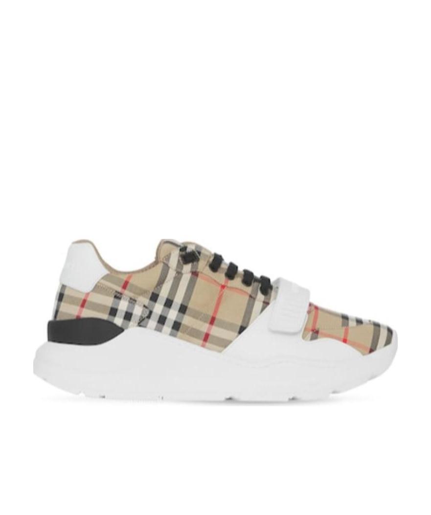 Burberry Logo Checkered Low-top Casual Shoes