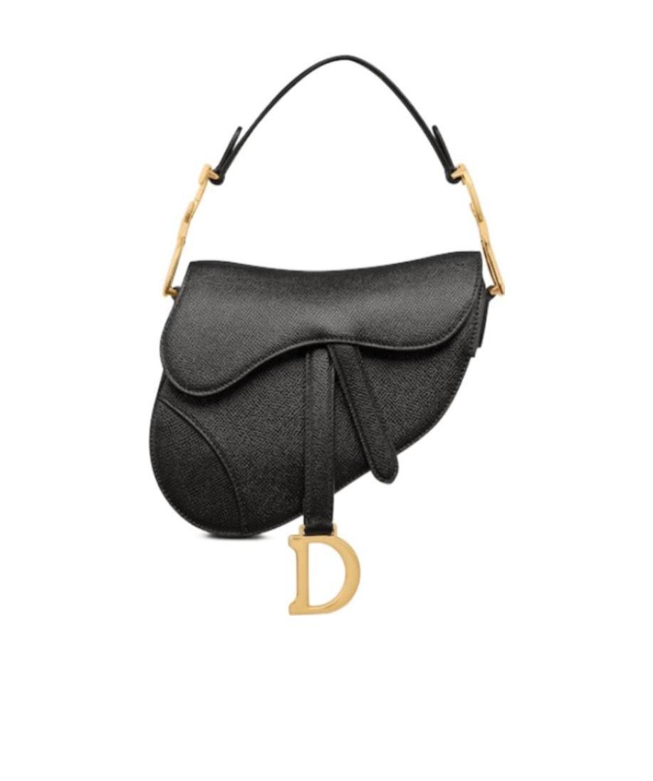 Dior Mini Saddle Shoulder Bag In Black