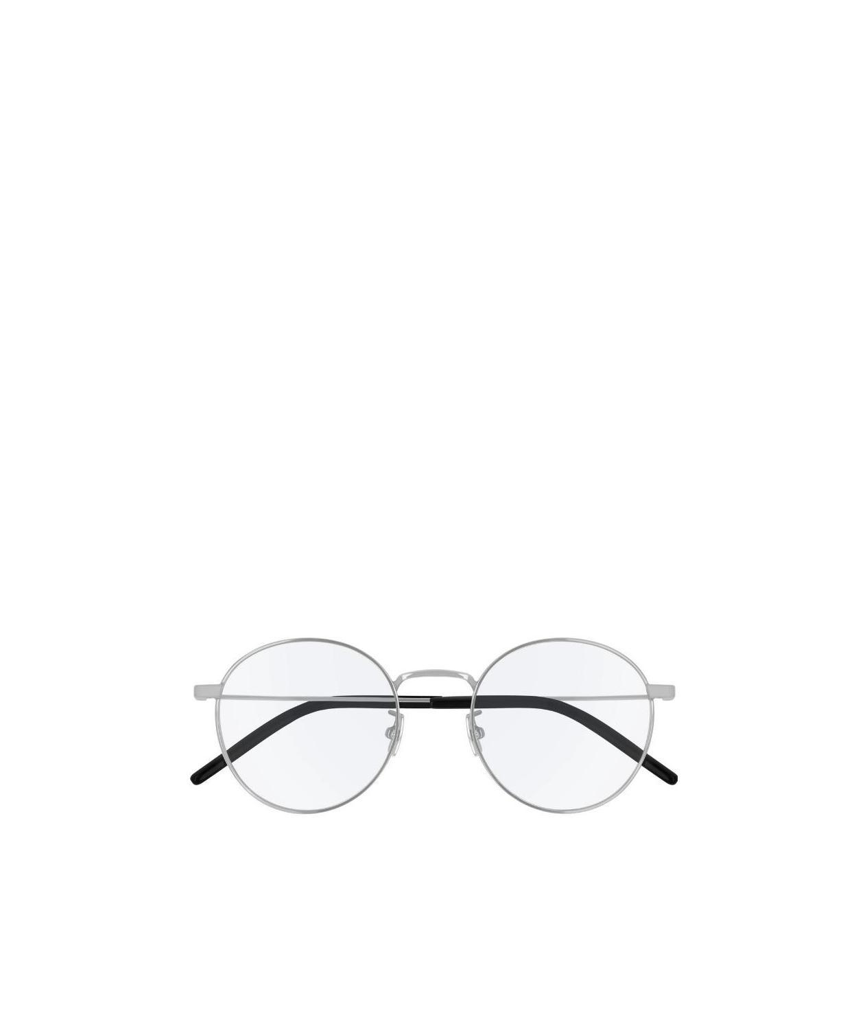 Saint Laurent Eyewear Round Frame Glasses In White