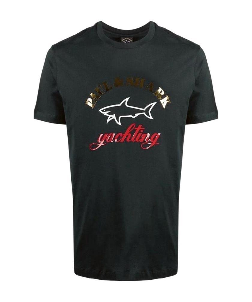 PAUL & SHARK ROUND-NECKED LOGO T-SHIRT