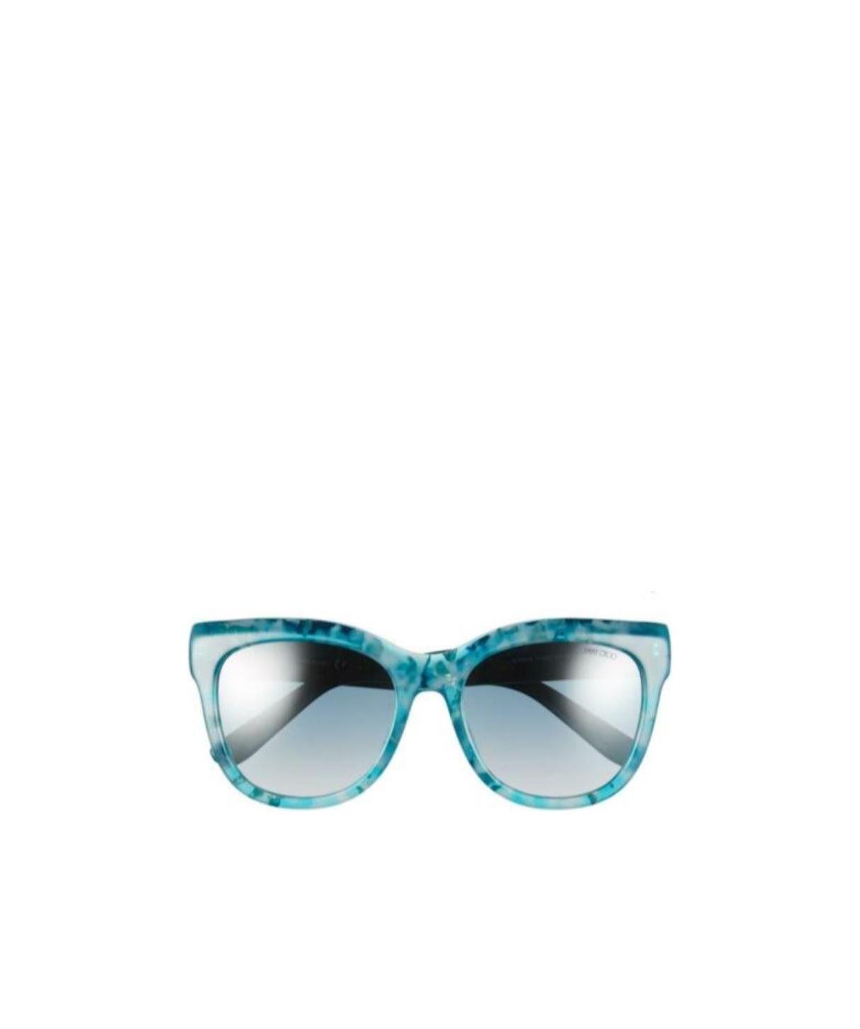 Jimmy Choo Logo Sunglasses In Multicolor