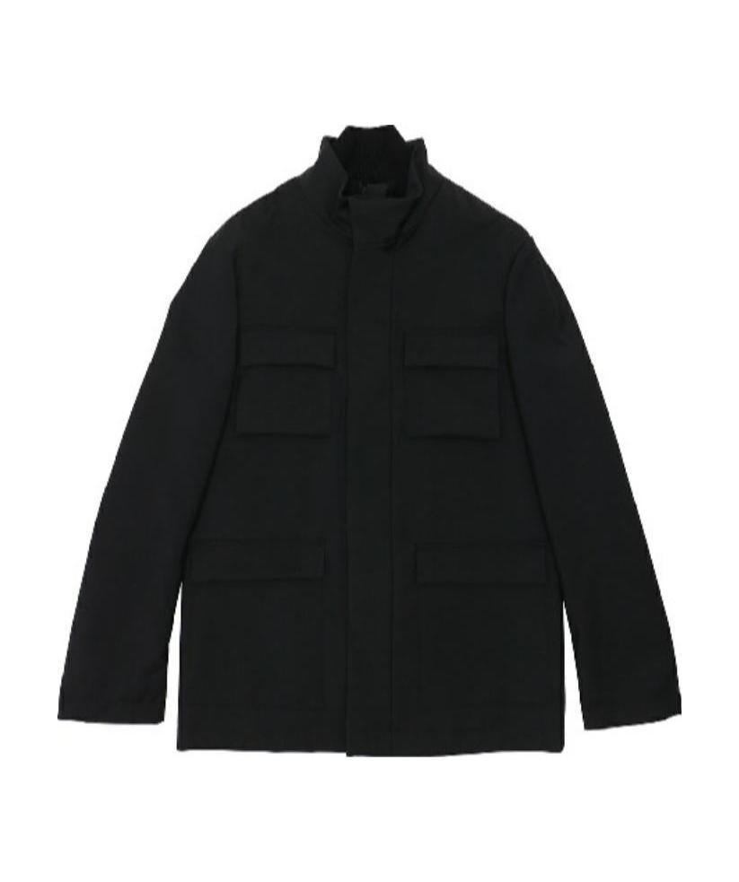 Fendi Long-sleeved Casual Jacket In Black
