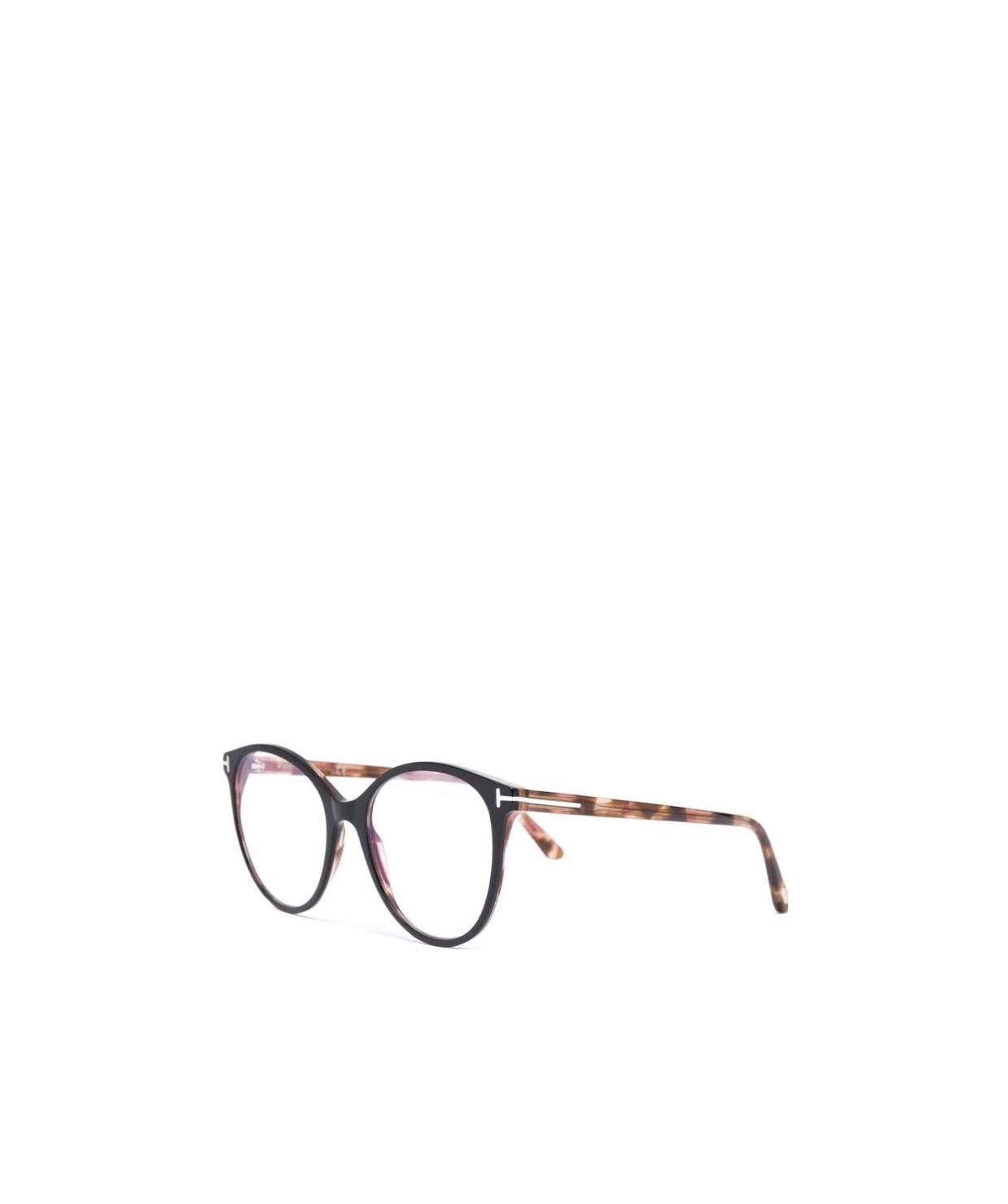 Tom Ford Ft5742b Round-frame Glasses In Multicolor