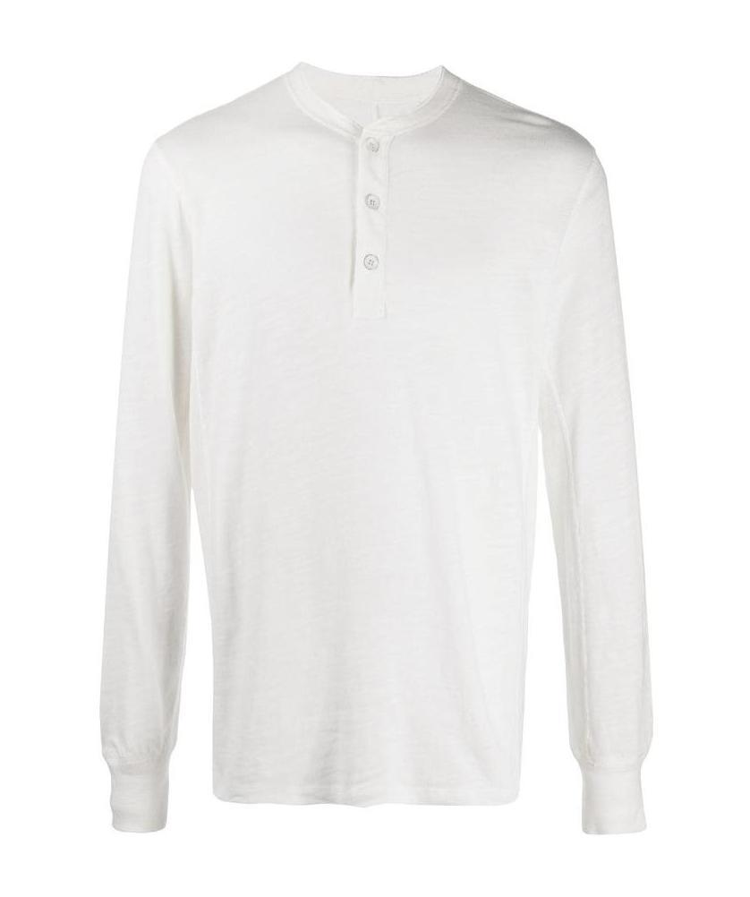 Rag & Bone Round-split Neck Long-sleeved Top