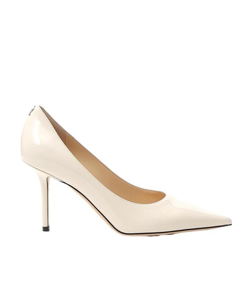 Jimmy Choo 85mm Romy Pumps In White
