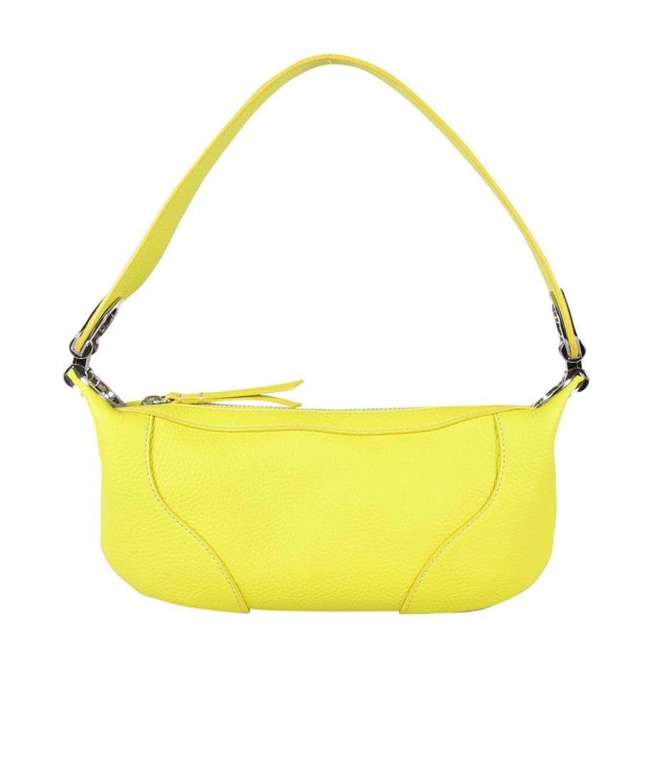 By Far Mini Amira Shoulder Bag In Yellow