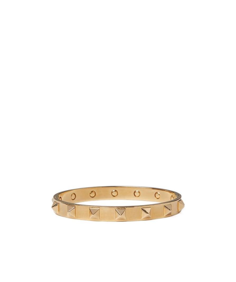 Valentino Rockstud Metal Bangle In Yellow