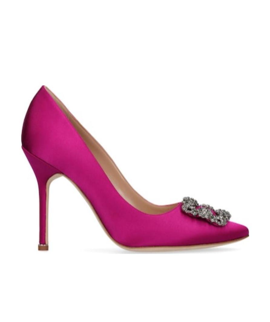 Manolo Blahnik Logo Stilettos