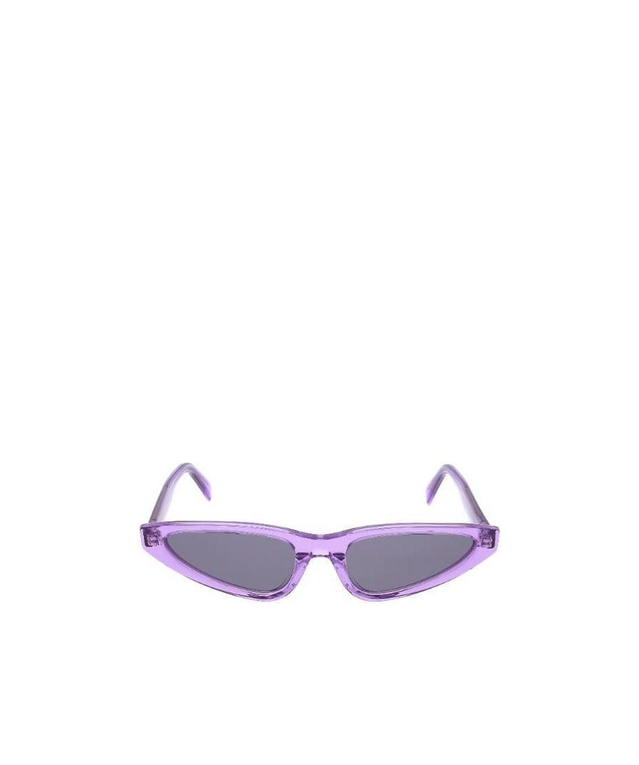 Celine Cat's Eye Frame Sunglasses In Purple