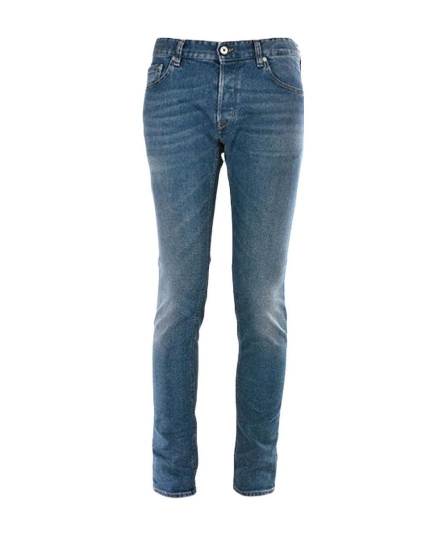 Just Cavalli Mid-waist Stretch Jeans In Blue