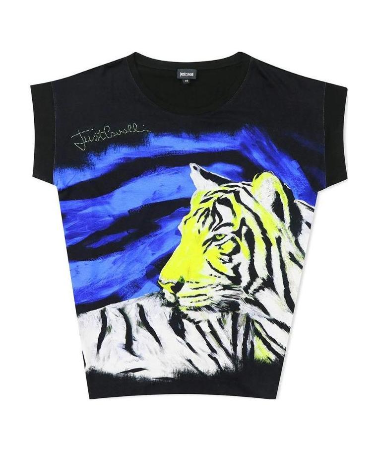 JUST CAVALLI PRINT T-SHIRT