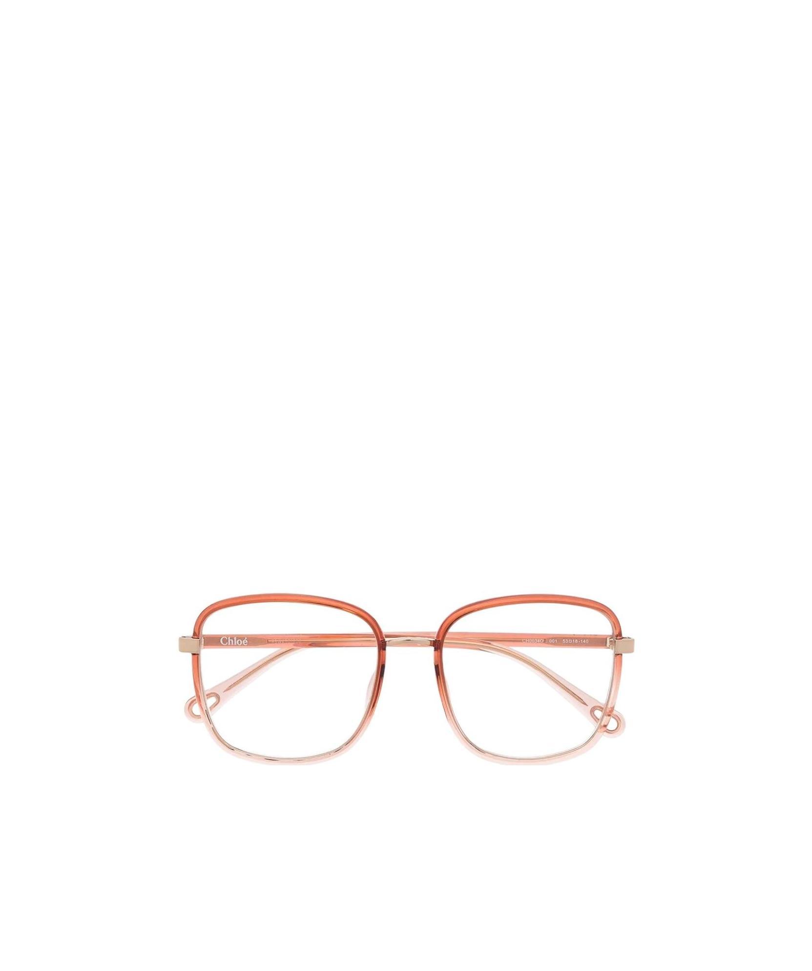 Chloé Oversize Rounded-square Frames In Pink