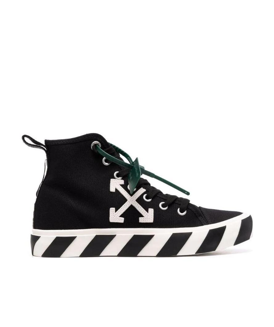 Off-white Vulcanized High-top Sneakers In Black