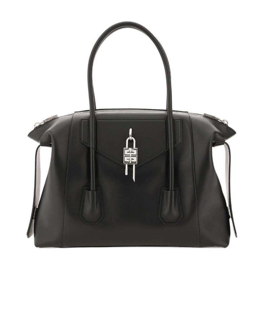 Givenchy Logo Handbag In Black