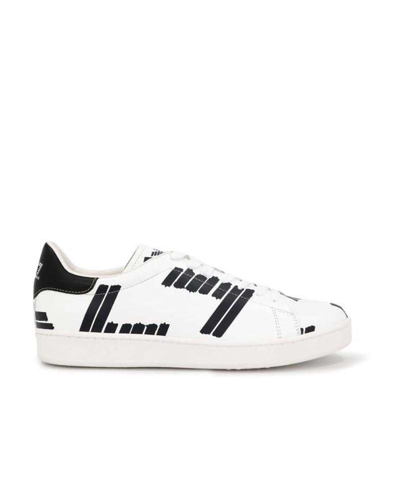 EA7 LOGO LACING CASUAL SNEAKERS