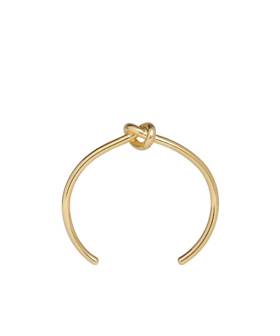 Celine Knot Ultra-thin Bracelet In Yellow