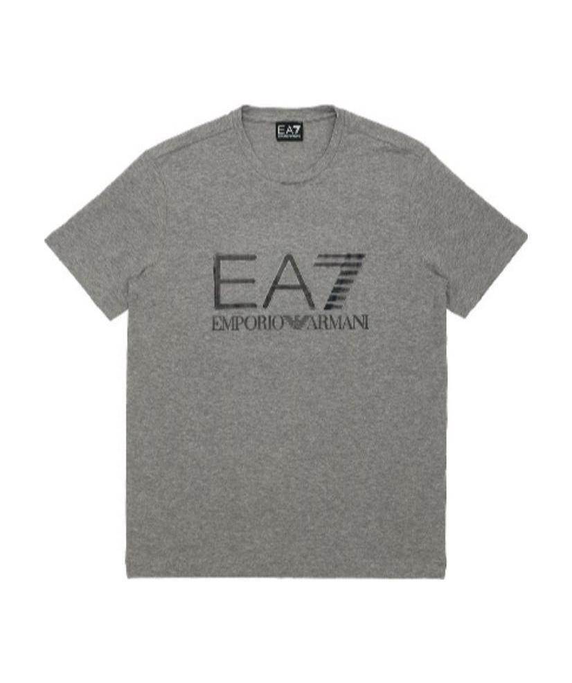 EA7 LOGO T-SHIRT WITH ROUND NECK