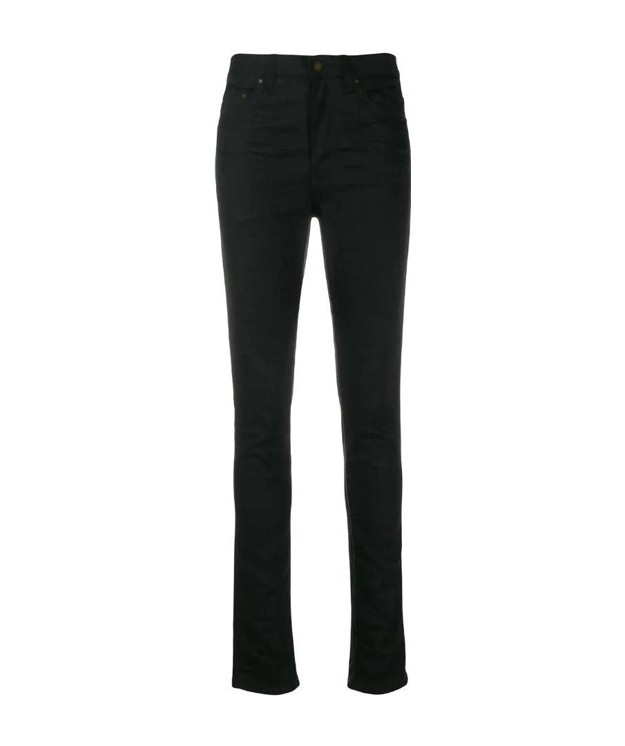 SAINT LAURENT MID-RISE SKINNY JEANS