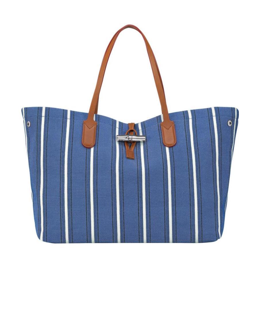 LONGCHAMP ROSEAU ESSENTIAL STRIPED TOTE