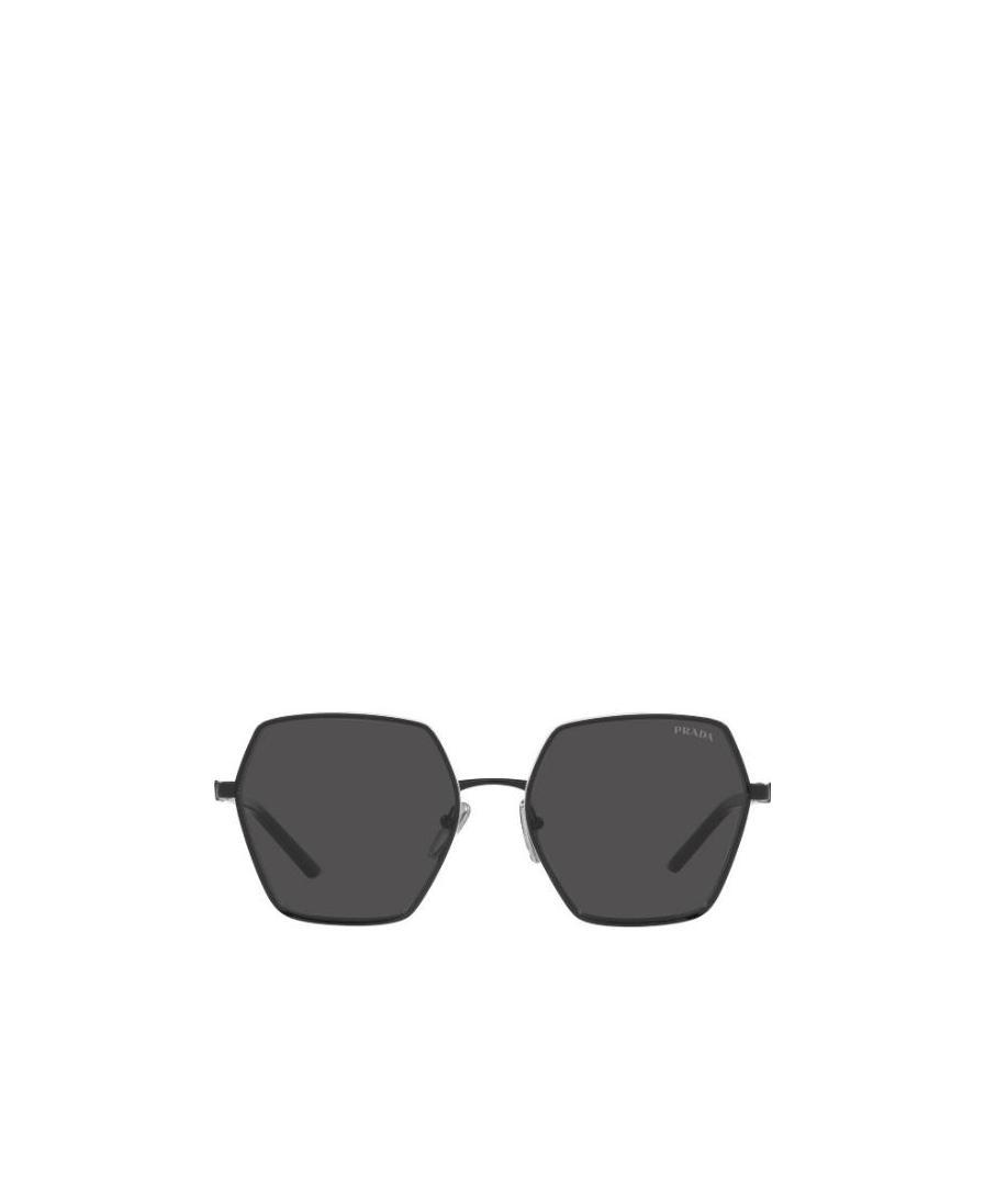 Prada Eyewear Square Frame Sunglasses In Black