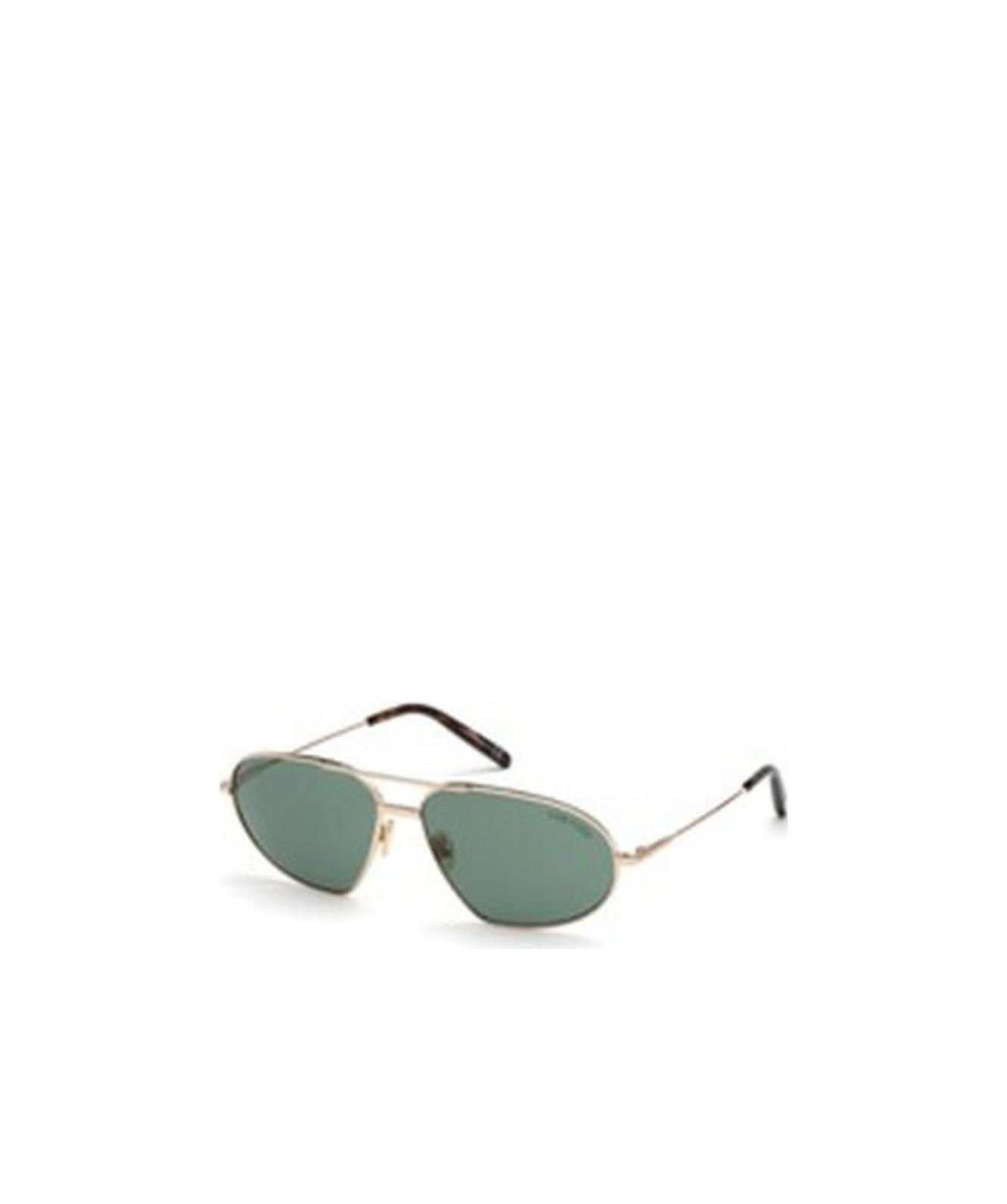 Tom Ford Logo Sunglasses In Green