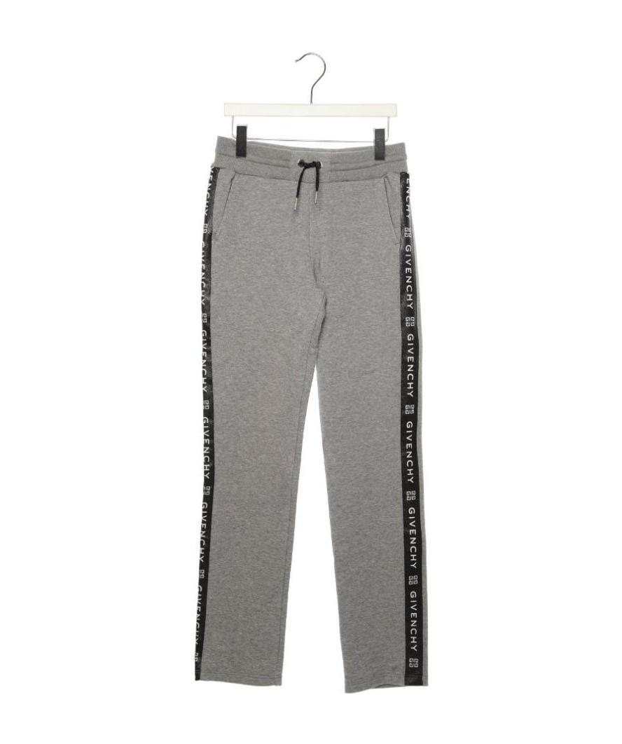 Givenchy Gray Logo Trousers In Gray