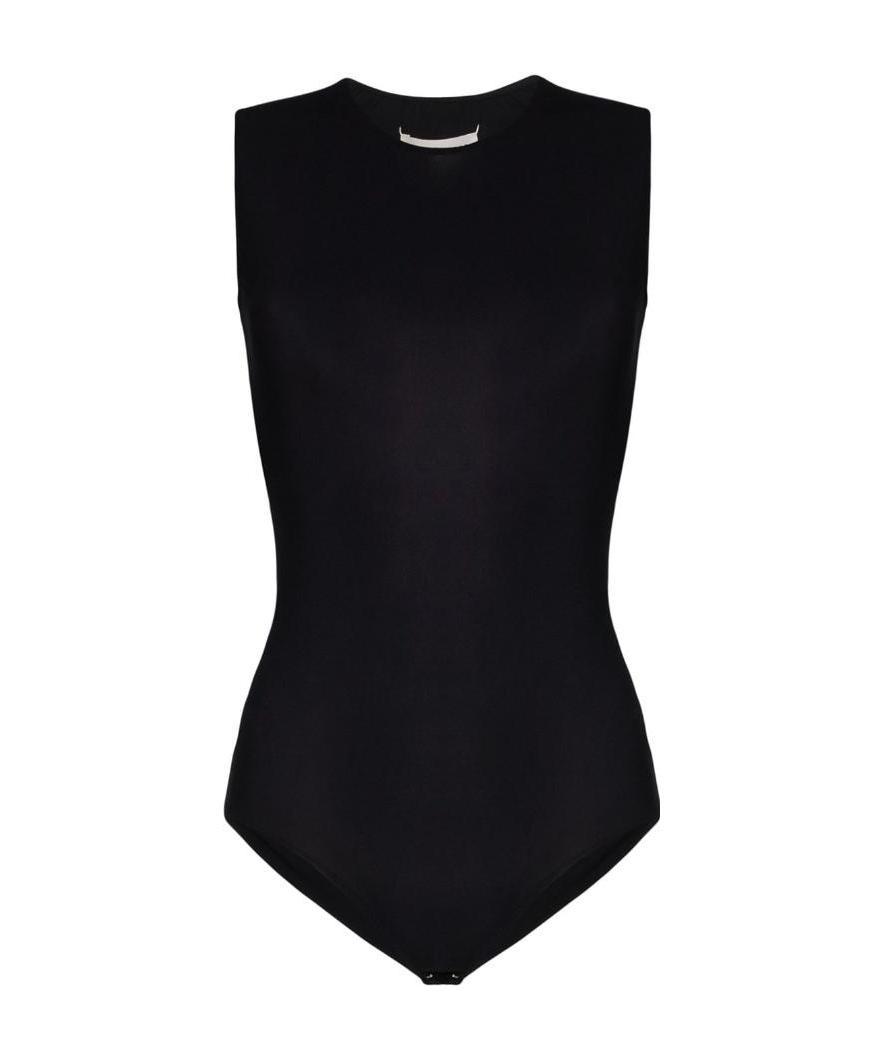 Maison Margiela Basic Roundneck Body Clothing In Black