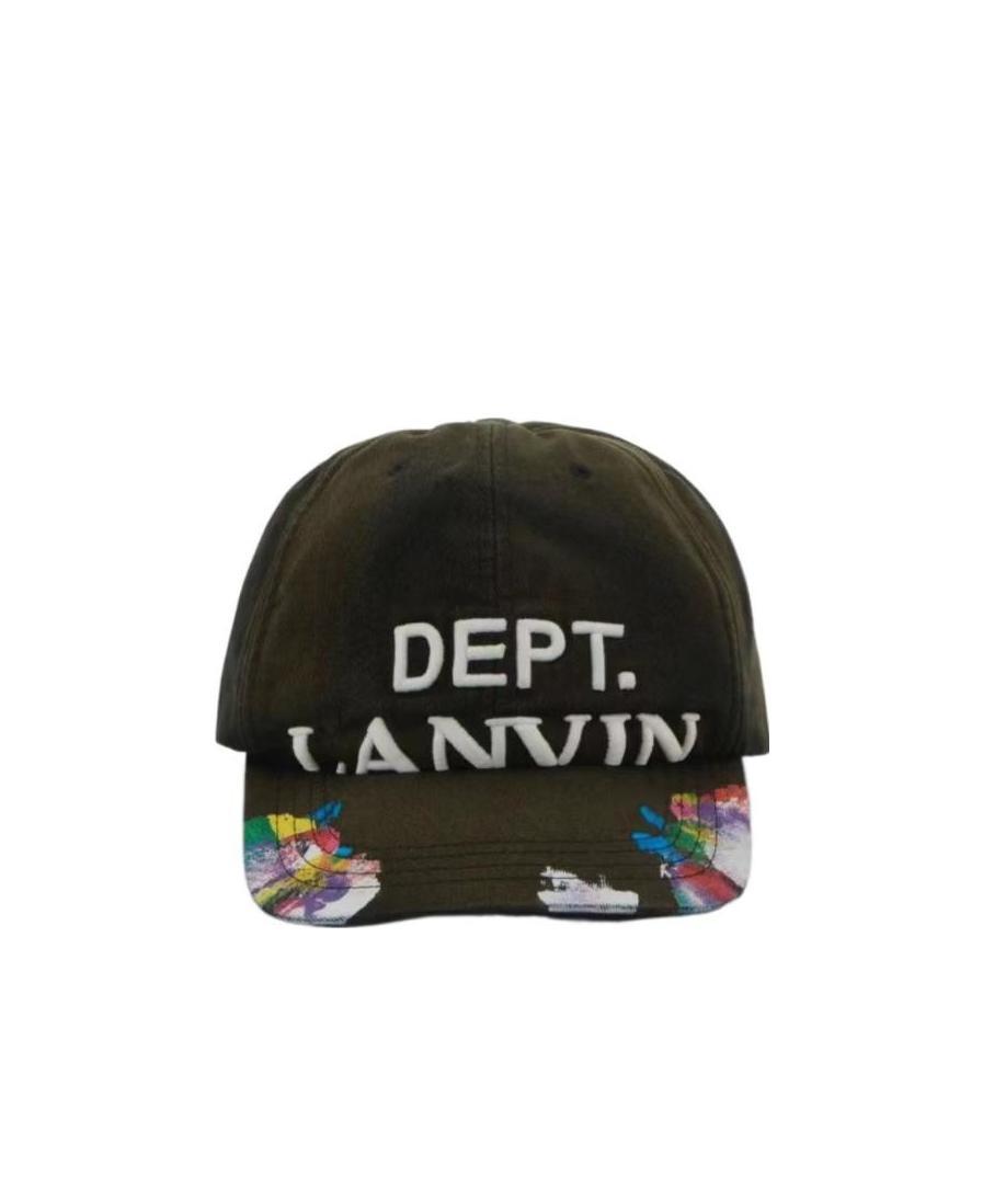 Lanvin Embroidered-logo Baseball Cap In Black