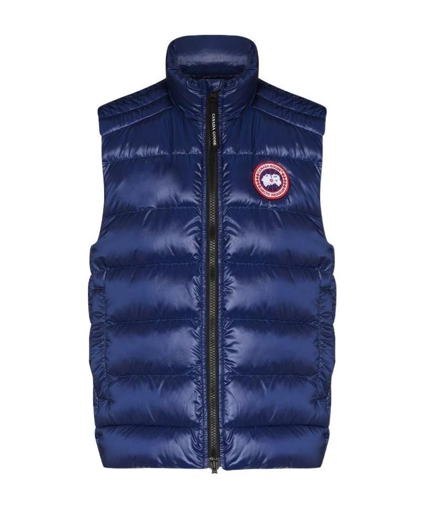 Shop Canada Goose Crofton Padded Gilet In Blue