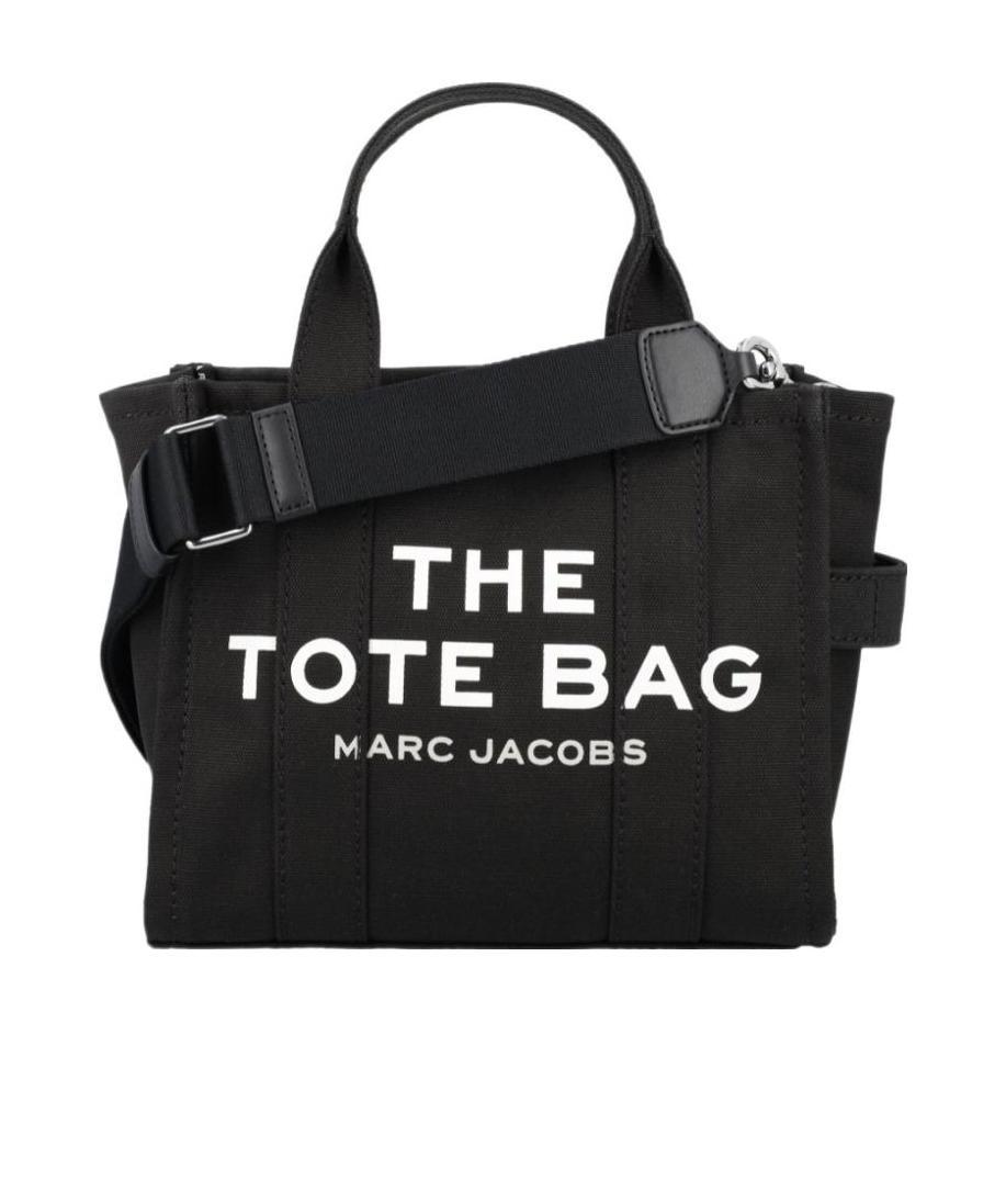 Marc Jacobs 'traveler Handbag' Black Mini Tote Bag With Logo In Black