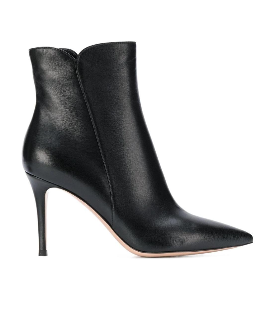 Gianvito Rossi Levy Ankle Boots In Black