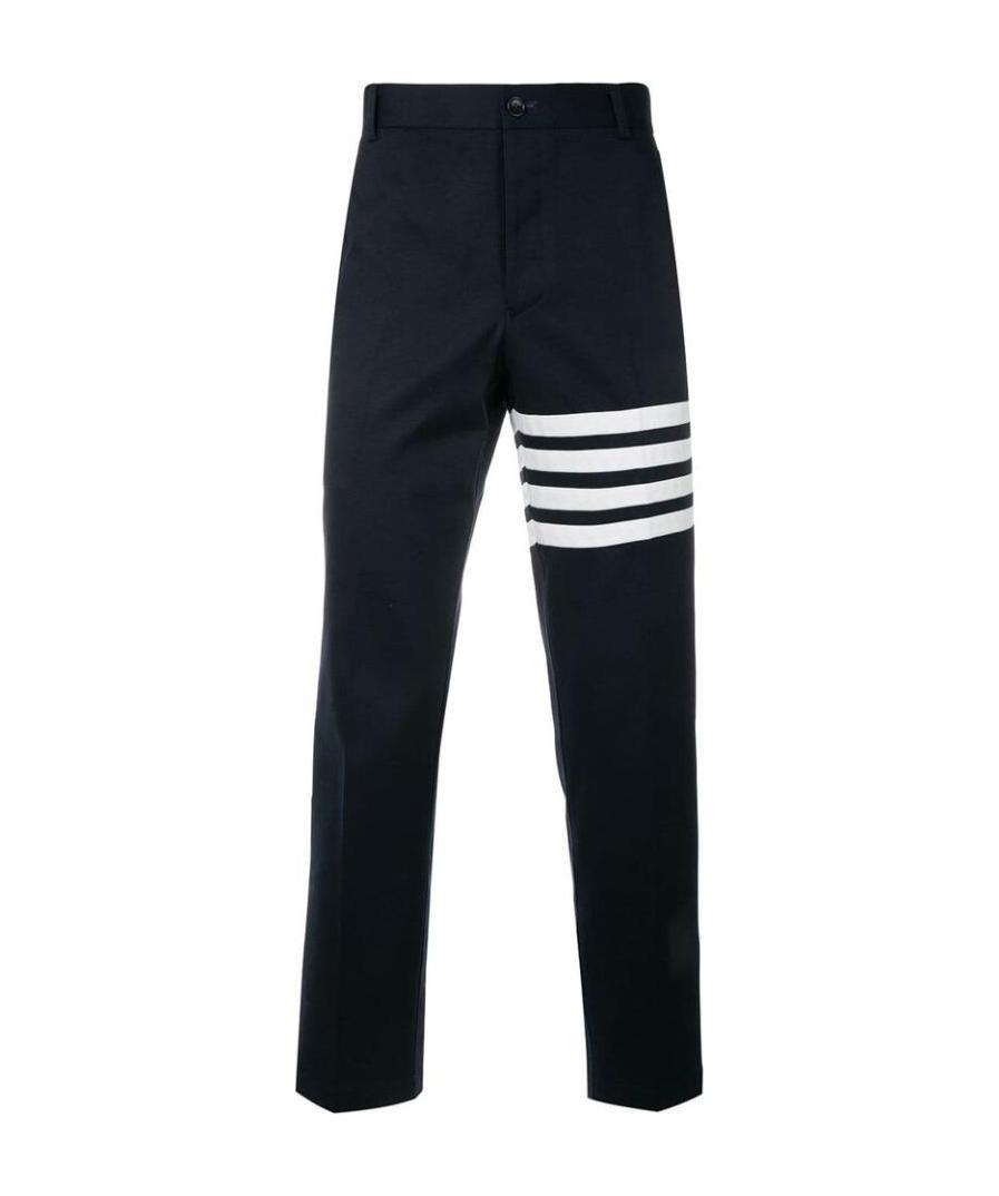 Thom Browne Classic Pants With Martingale In Black