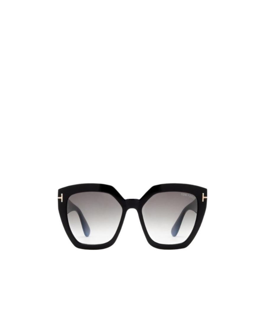 Tom Ford Phoebe Square-frame Sunglasses In Black