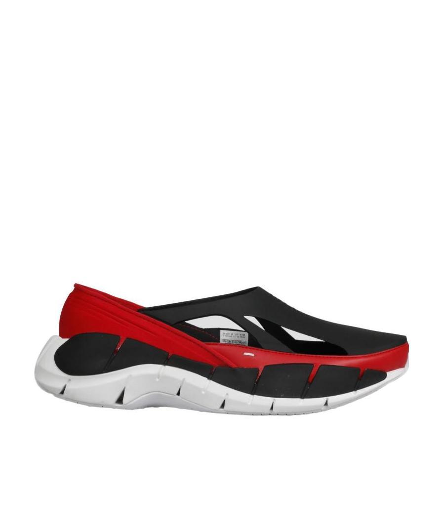 Maison Margiela Mm22 X Reebok Rubber Unisex Slip On Sneakers With Cutouts In Black