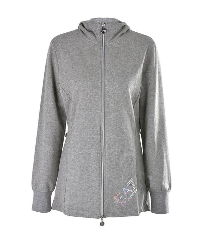 EA7 LETTER PRINTED CASUAL JACKET 