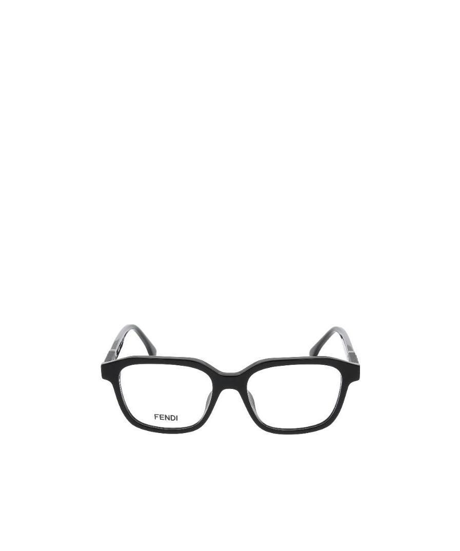 Fendi Eyewear Rectangle Frame Glasses In White
