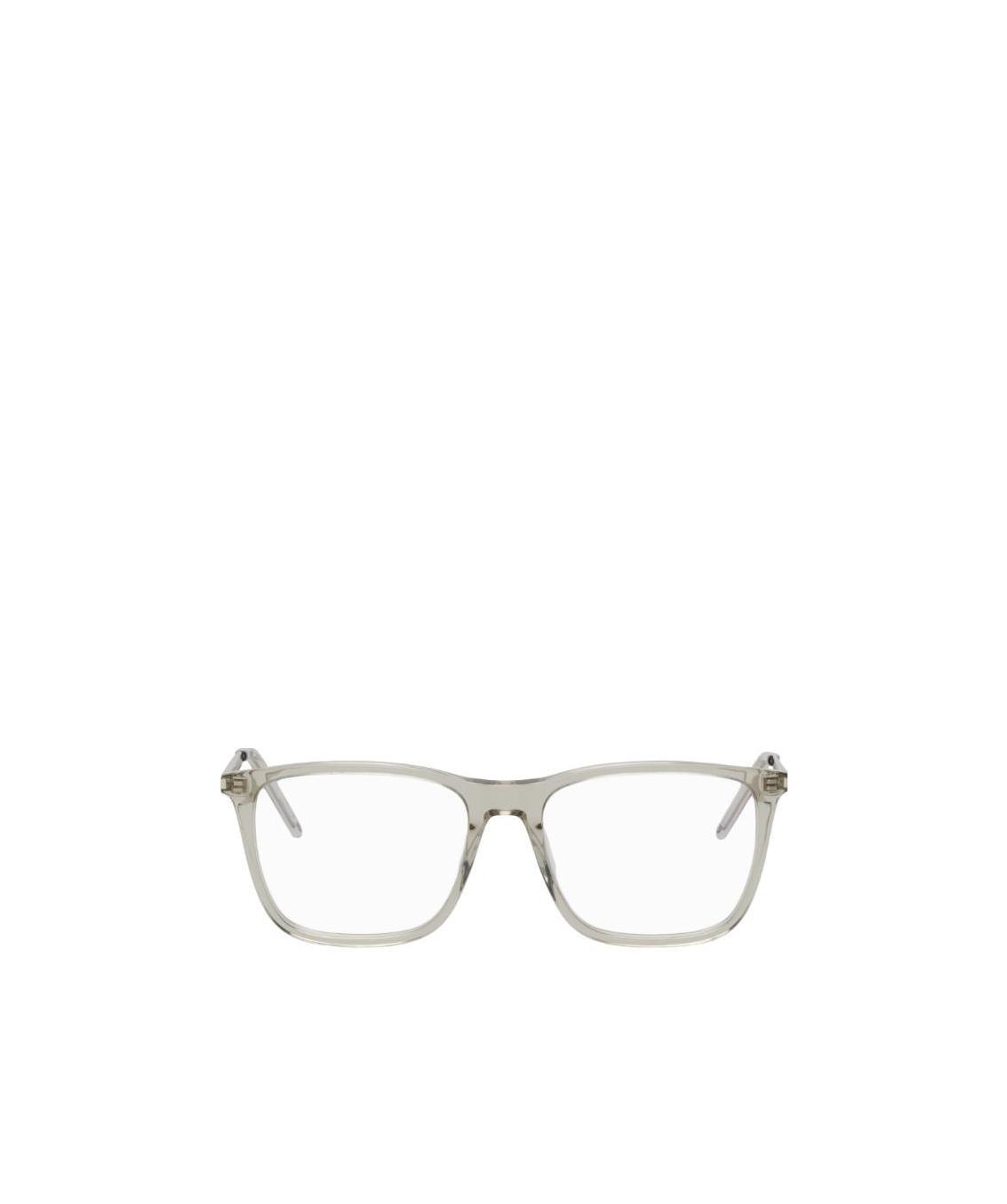 Saint Laurent Square Frame Glasses In White