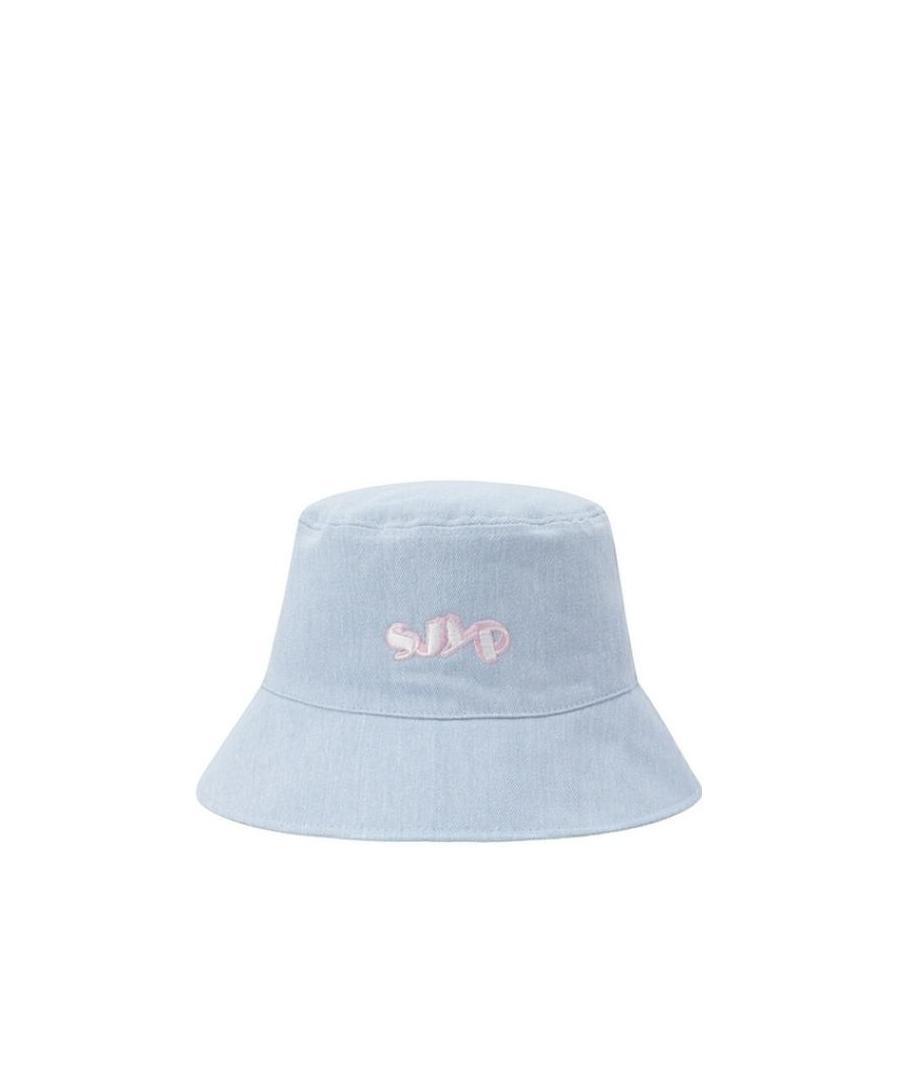 Steve J & Yoni P Logo Embroidered Double-sided Fisherman Hat In White