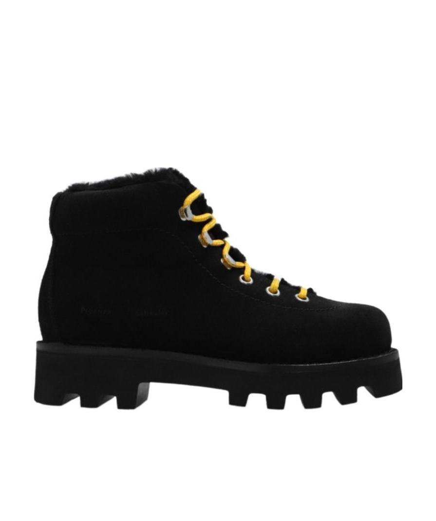 Proenza Schouler Logo Boots In Black