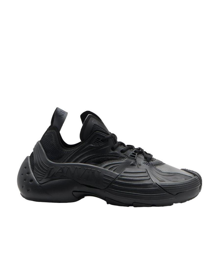 Lanvin Flash-x Low-top Sneakers - Men's - Polyester/polyurethane/rubber In Black