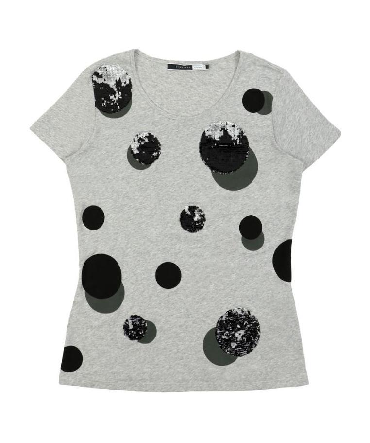 SPORTMAX T-SHIRT WITH ROUND NECK AND SHORT SLEEVES