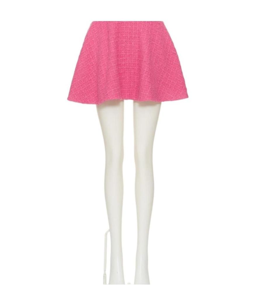 Valentino Vgold Flared Skirt In Pink