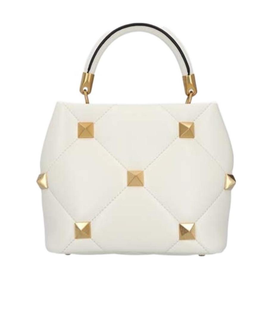 Valentino Roman Stud Tote Bag In Nude