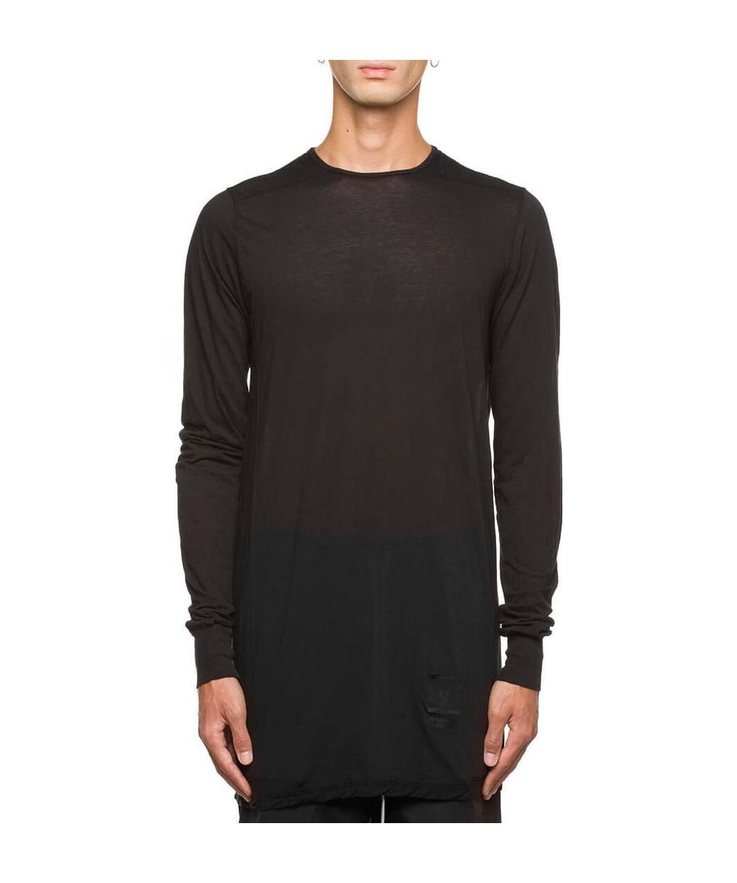 Rick Owens Drkshdw Pleated Leisure T-shirt In Black