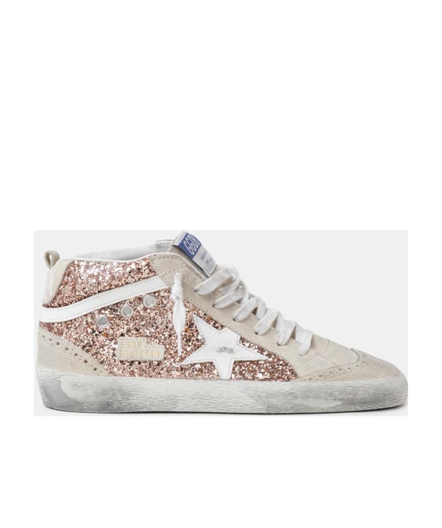 Golden Goose Mid Star Classic Sneakers In White