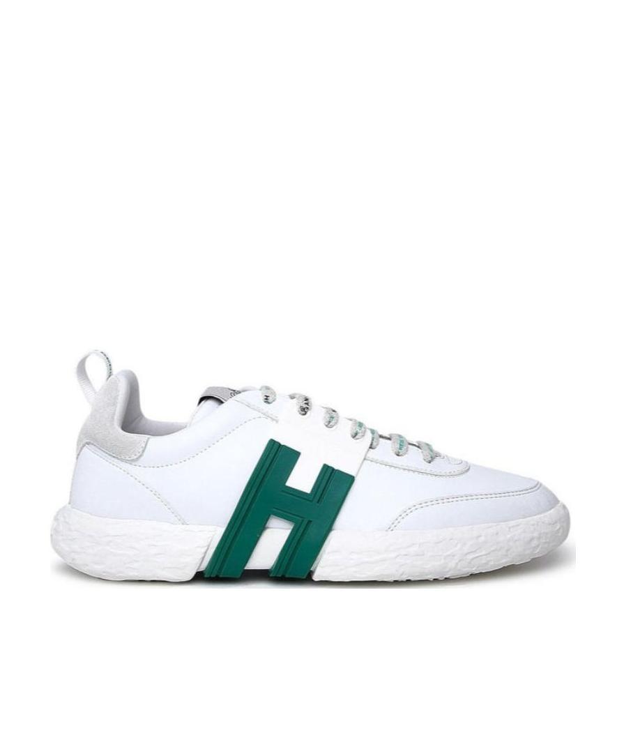 Hogan Leather 3r Low-top Sneakers With Rubber Sole In Gray