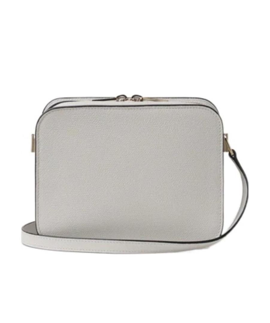 Valextra Logo Shoulder Bag In Gray