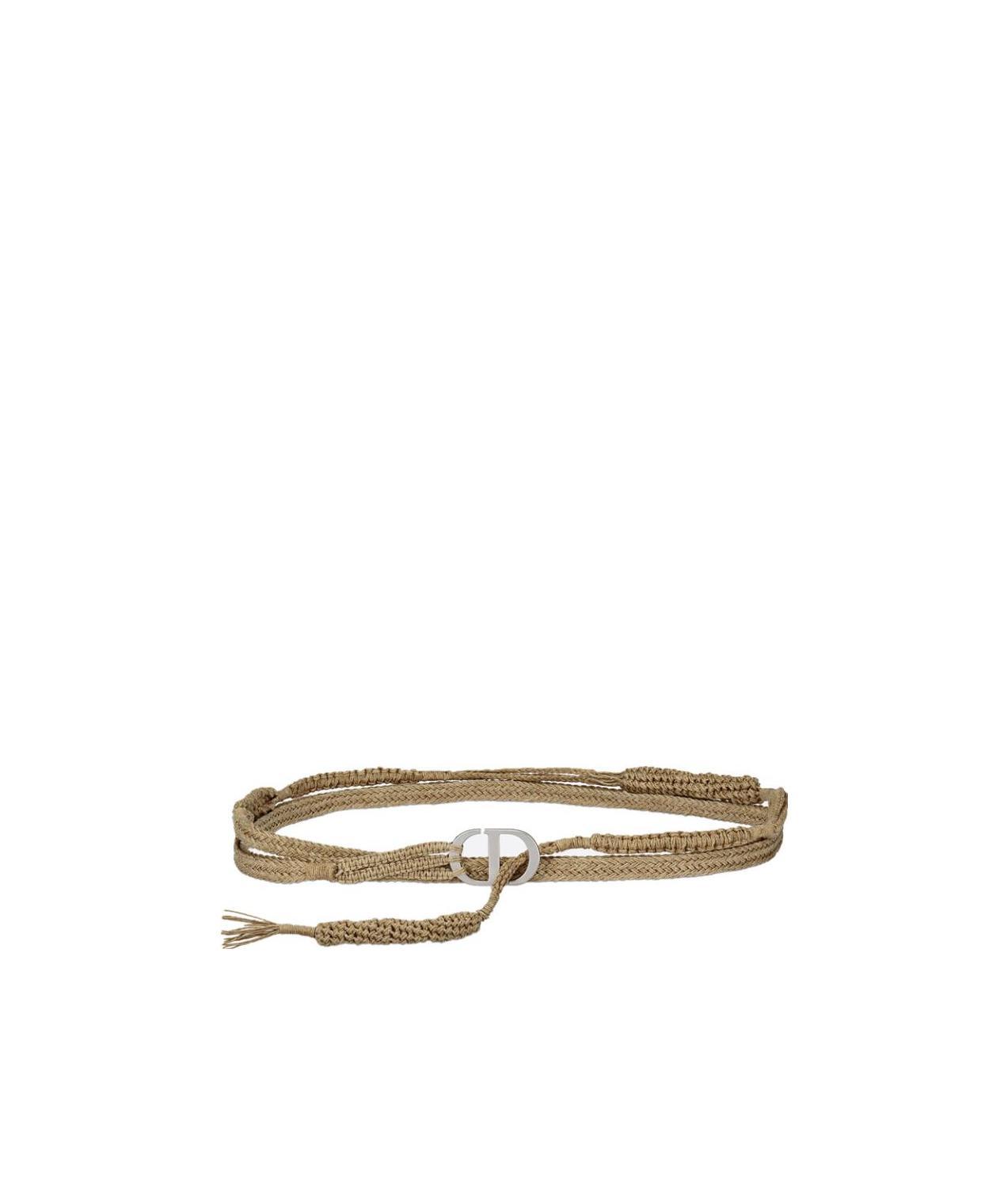 Dior Natural Belt In Gray