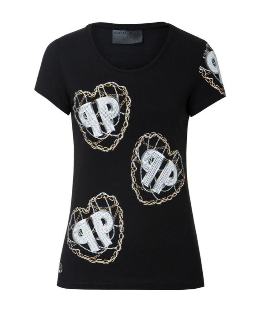 Philipp Plein Print T-shirt In Black